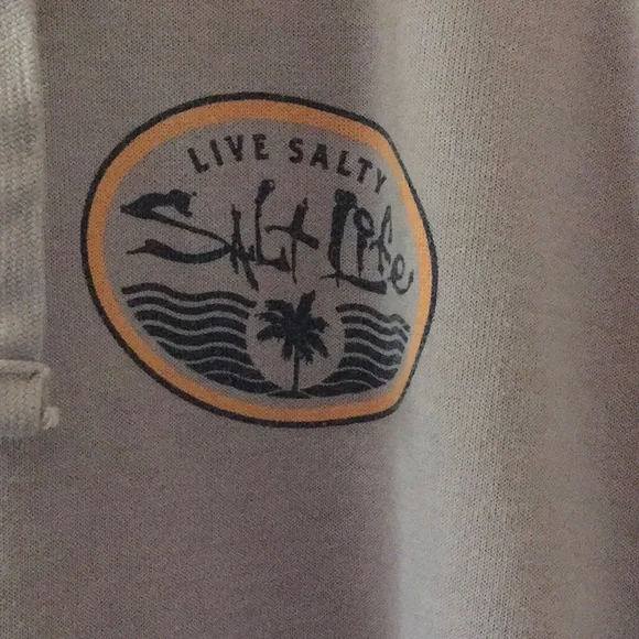 Salt Life purple Hoodie with Logo - Picture 2 of 4